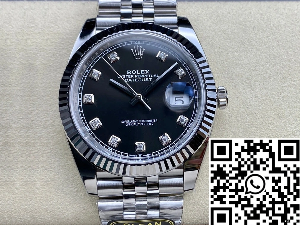 Black Dial Datejust Factory Clean M126334-0012 Rolex 0228